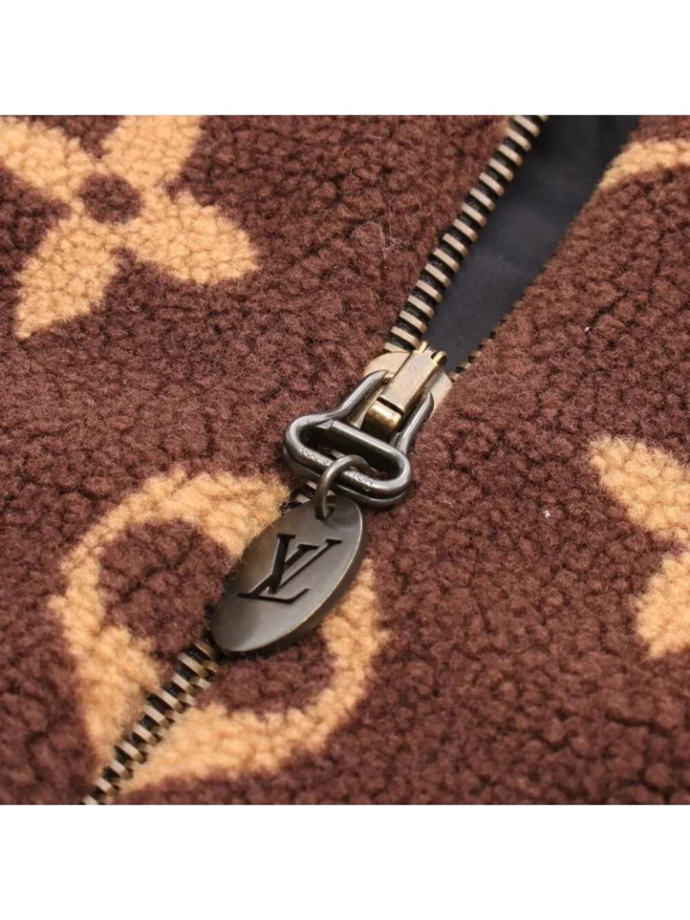 Louis Vuitton Jacket Monogram Fleece Hooded Teddy